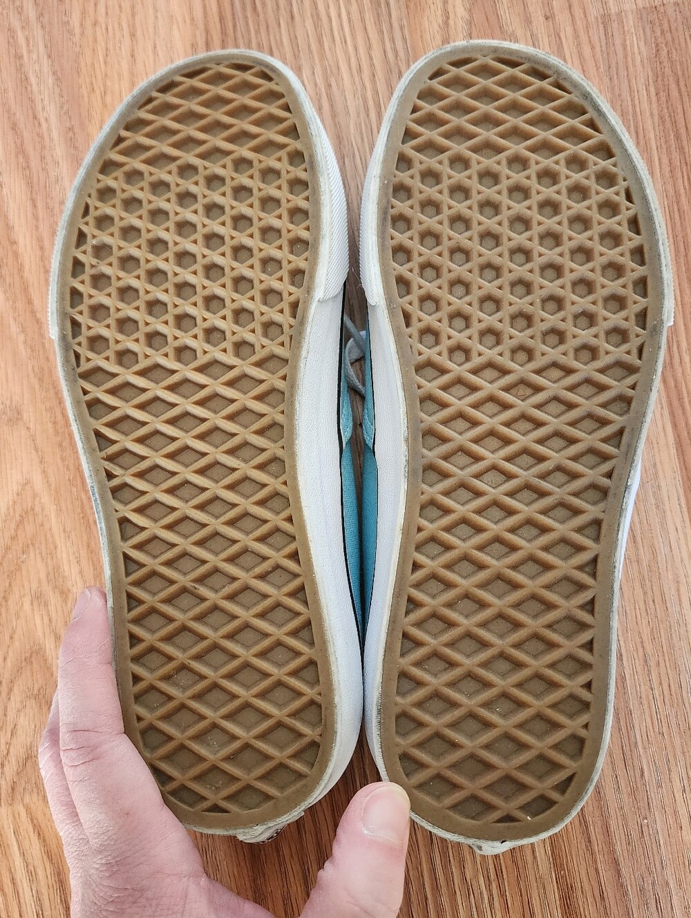 Vans Low Top Sneakers in Turquoise - Picture 7 of 8